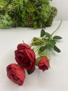 Ветка розы кустовая ВР 273-4 кр. Ветка розы кустовая ВР 273-4 кр.