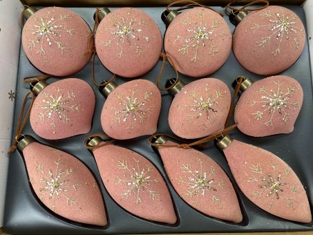 Набор стеклянных игрушек И 42