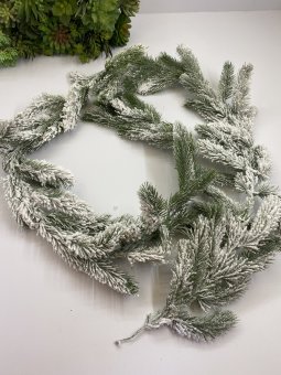 Гирлянда еловая заснежен. Г 628